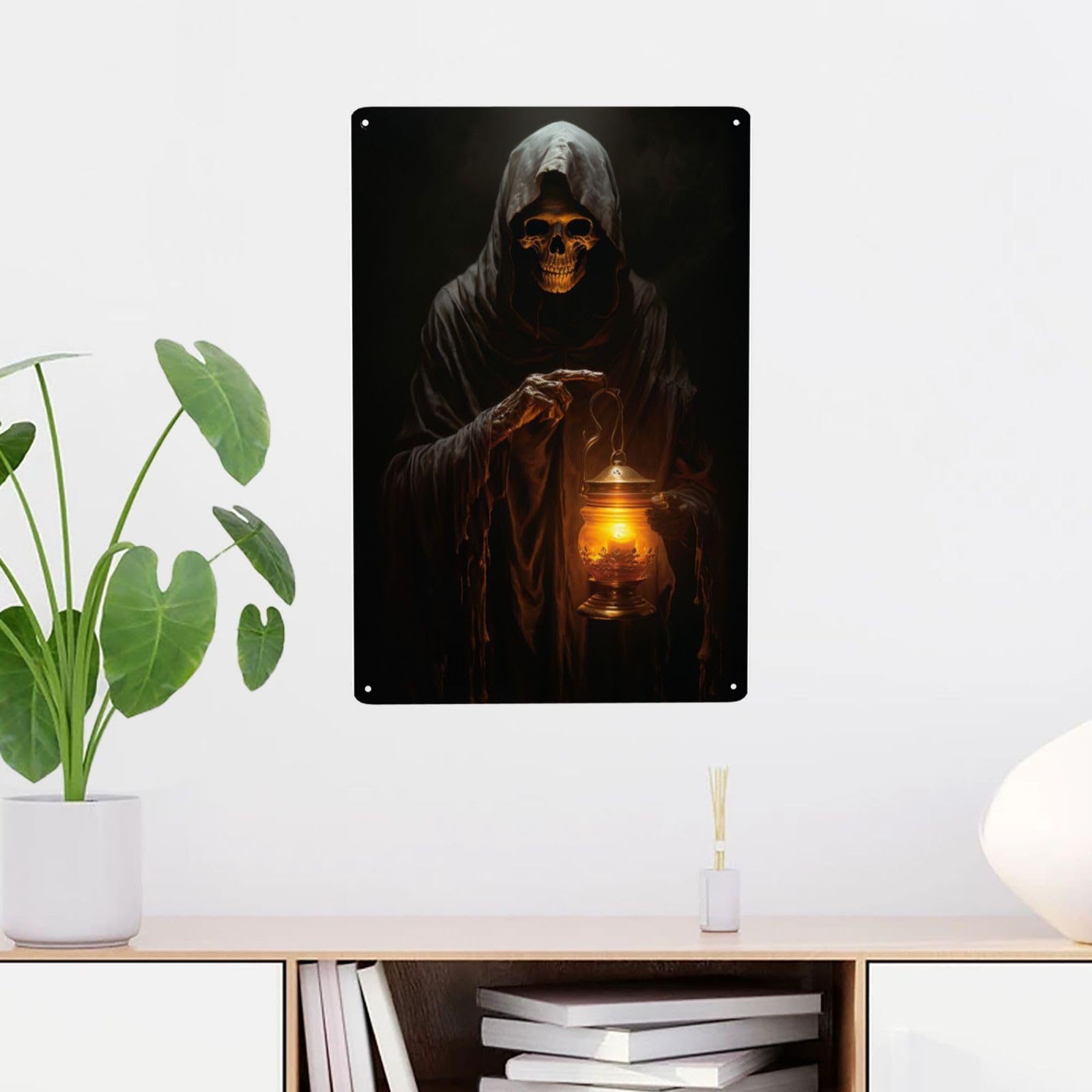 Amazon.com: Sign Metal Vintage Decor Retro Grim Reaper Of