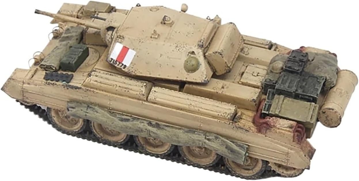 Realistic Tank 1:72 Scale for Desert Rat 7th Armored Tank Model Kit Static Die Casting Collectible Ornaments Static Tank Model