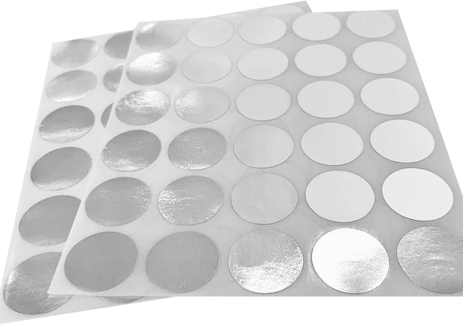 Amazon.com : Yeachlaing 1 Inch Color-Coding Labels,Silver,1050 Labels ...