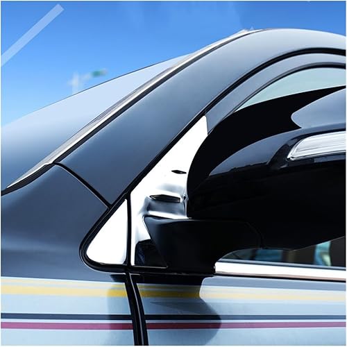 Miniatura 2 de Cubierta triangular de acero inoxidable para espejo lateral retrovisor, compatible con Toyota Land Cruiser 200 Prado FJ 150 2010-2017 Accesorios
