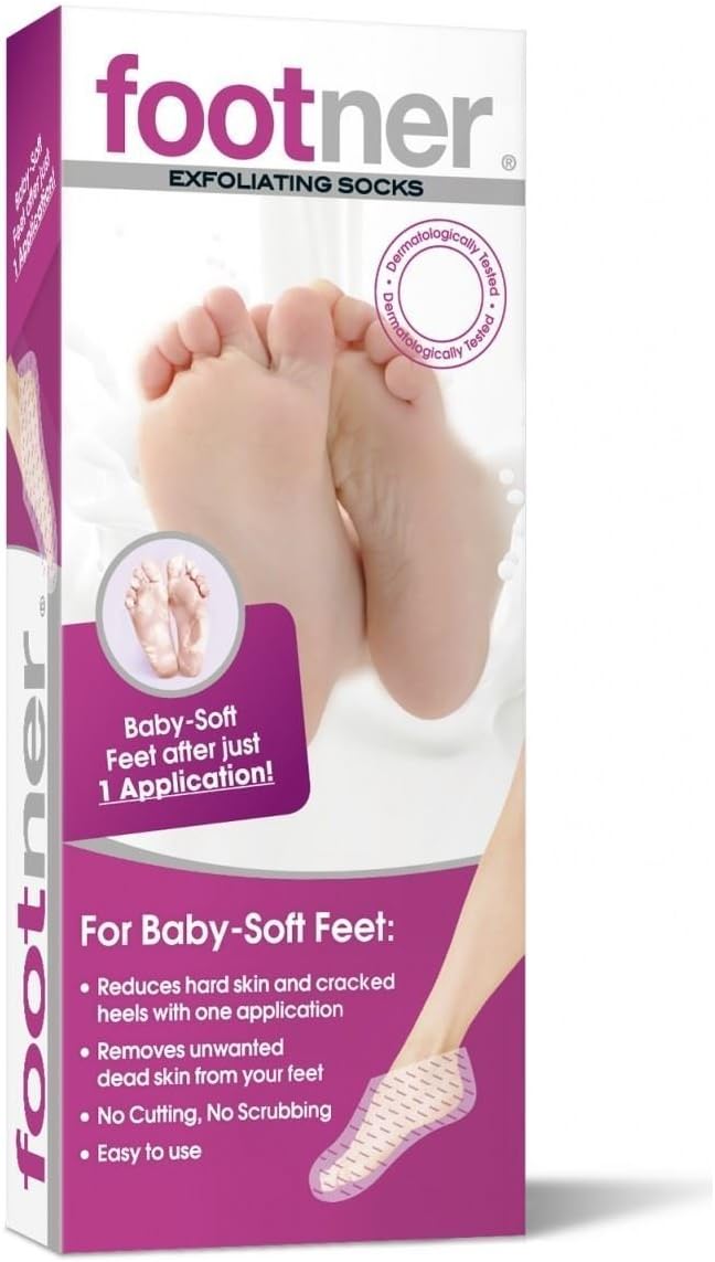 Footner Exfoliating Socks 1 Pair - 3 Pack