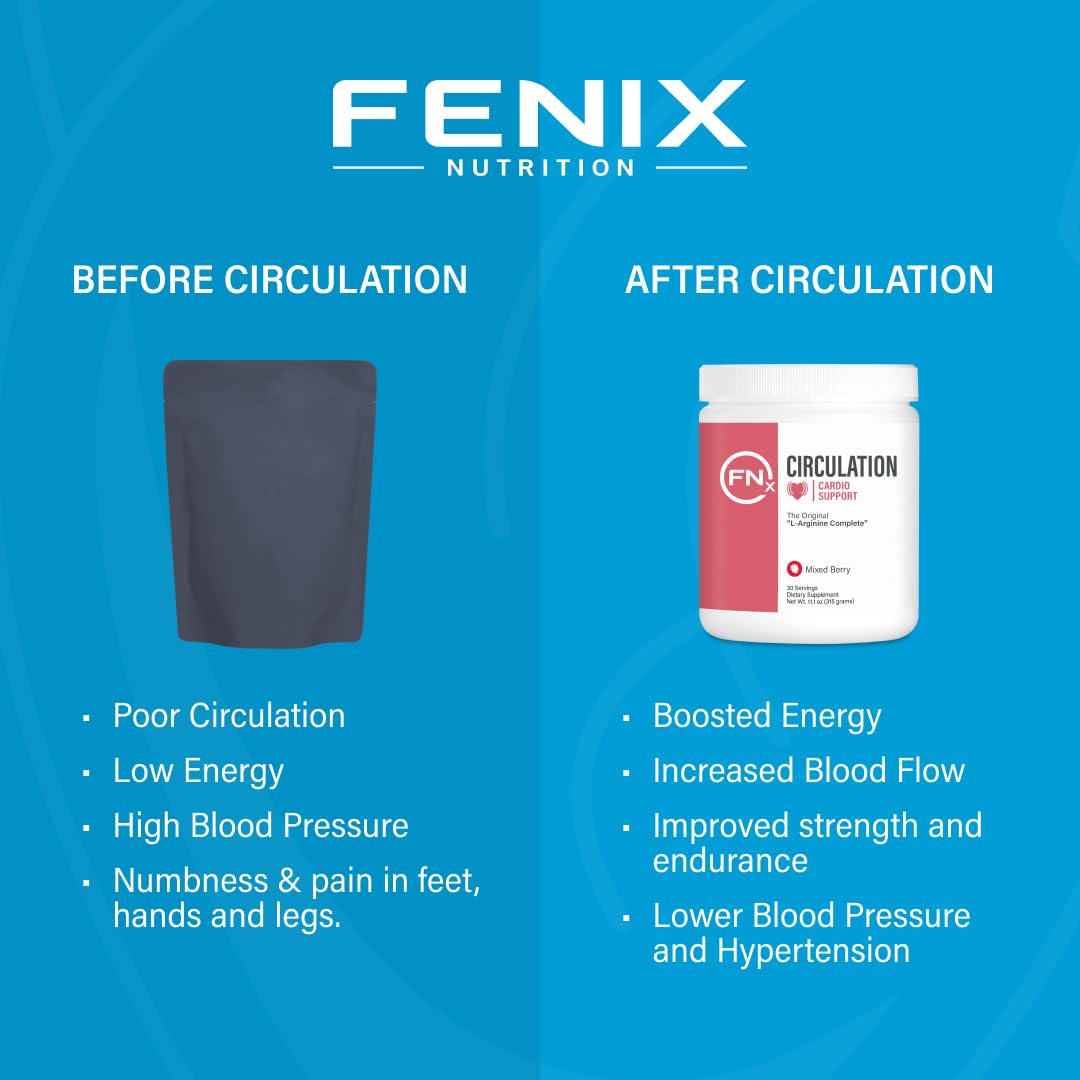 Fenix L-Arginine Complete 5000mg, Mixed Berry Nitric Oxide Booster — Amazon image 7