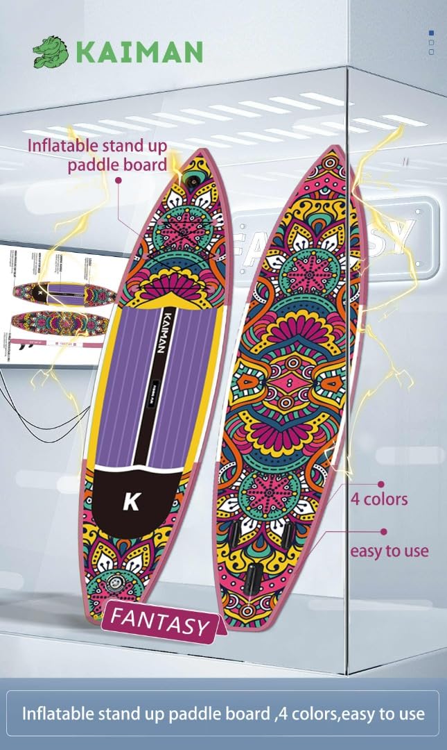 KAIMAN STAND UP PADDLE BOARD TOURING MODELLO FANTASY 11'6'' ARANCIO