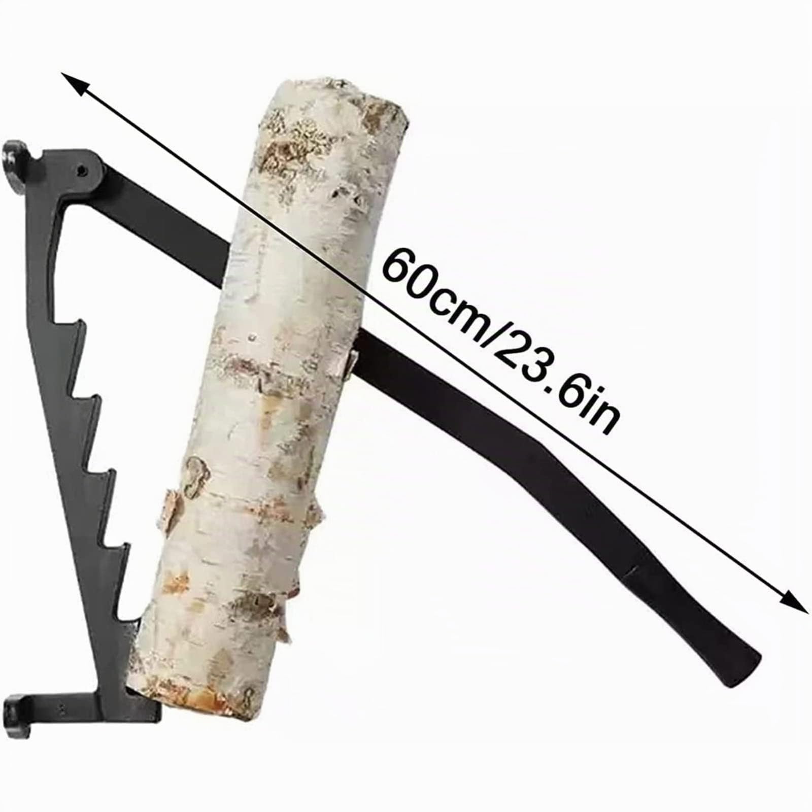 LXBH Wall Mounted Kindling Splitter for Wood, Log Splitter, Portable Metal Manual Fire Wood Kindling Splitter, Hand Sturdy Firewood Cutter, Firewood Kindling Splitter for Home Camping