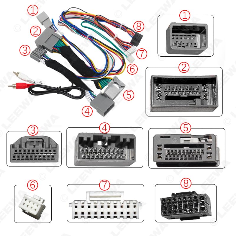 Car 16pin Android for Audio Wiring Harness with Canbus Box for Honda Accord 8th Generation(2008~2012) Low Trim Level Stereo - (Color Name: CANBUS Box)