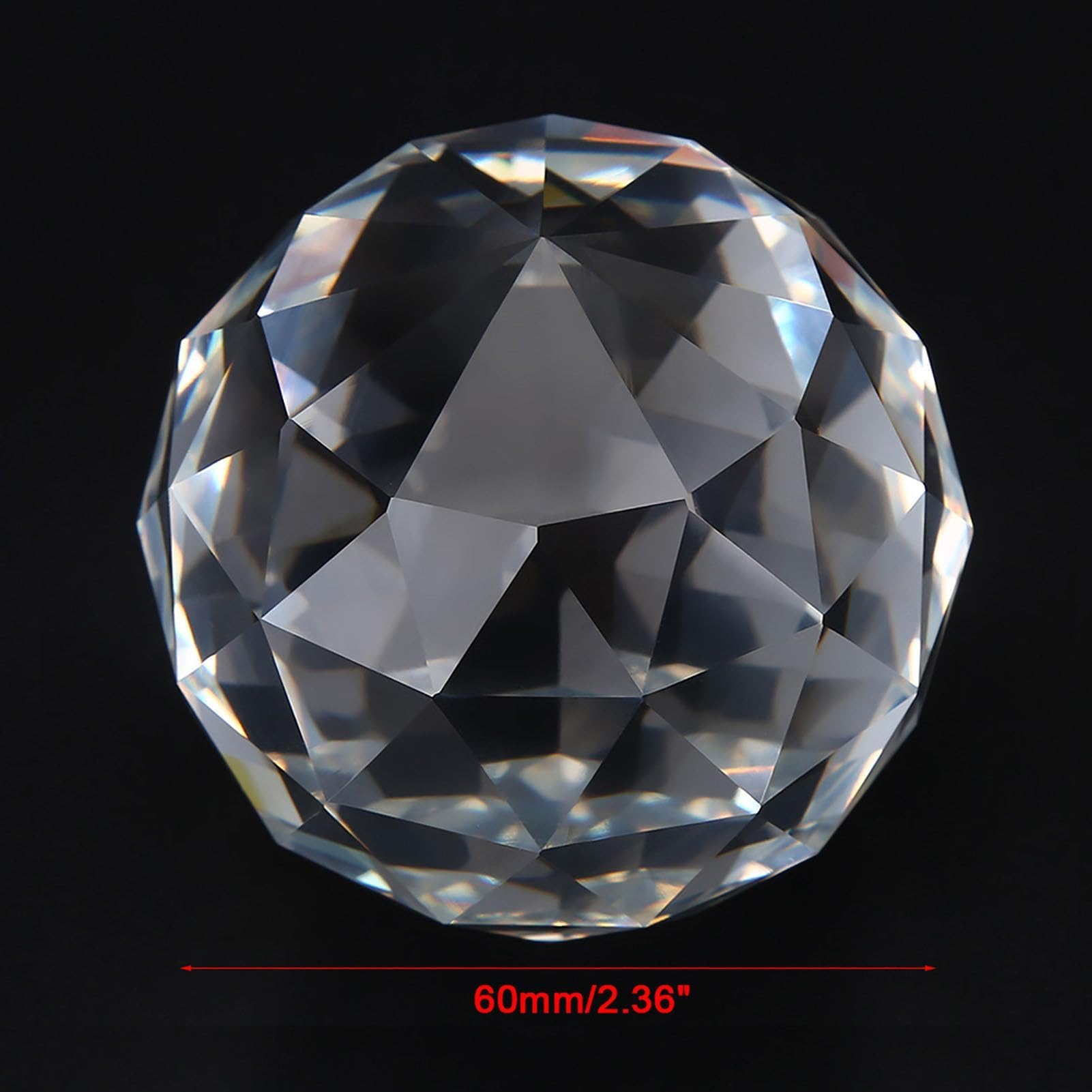 Kukyller 1Pcs 60/80mm Clear Prisms Ball - Image 3