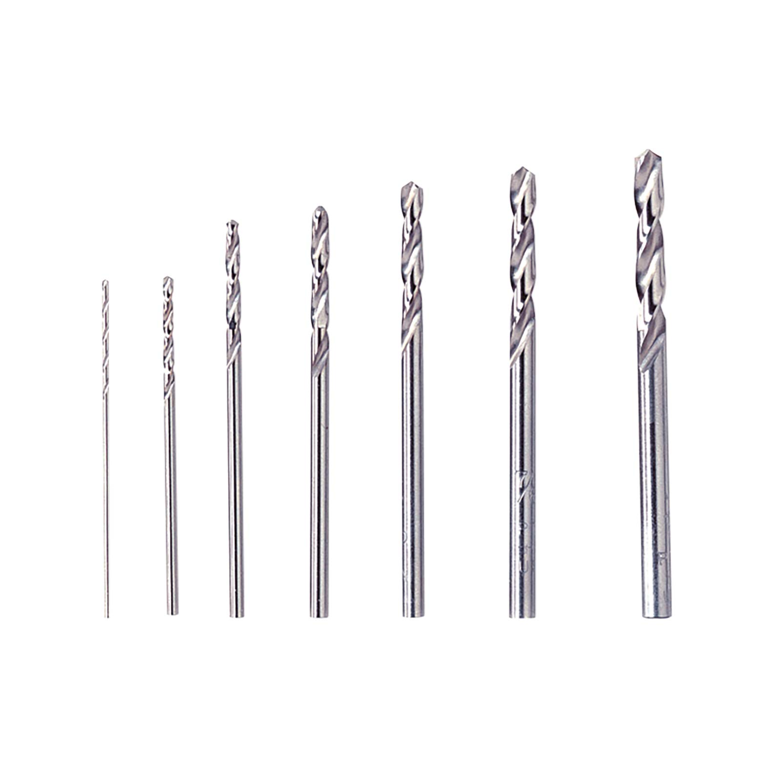 Kit d'Accessoires Dremel 660 - Coffret de 7 Fraises à Défoncer & 628 Lot de 7 Forets de Perçage - 7 Accessoires pour Outils Rotatifs Multifonctions, Plastique et Plexiglas de 0,8 à 3,2mm