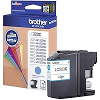 Brother LC223C Cartuccia InkJet Originale Alta Capacità, fino a 550 Pagine
