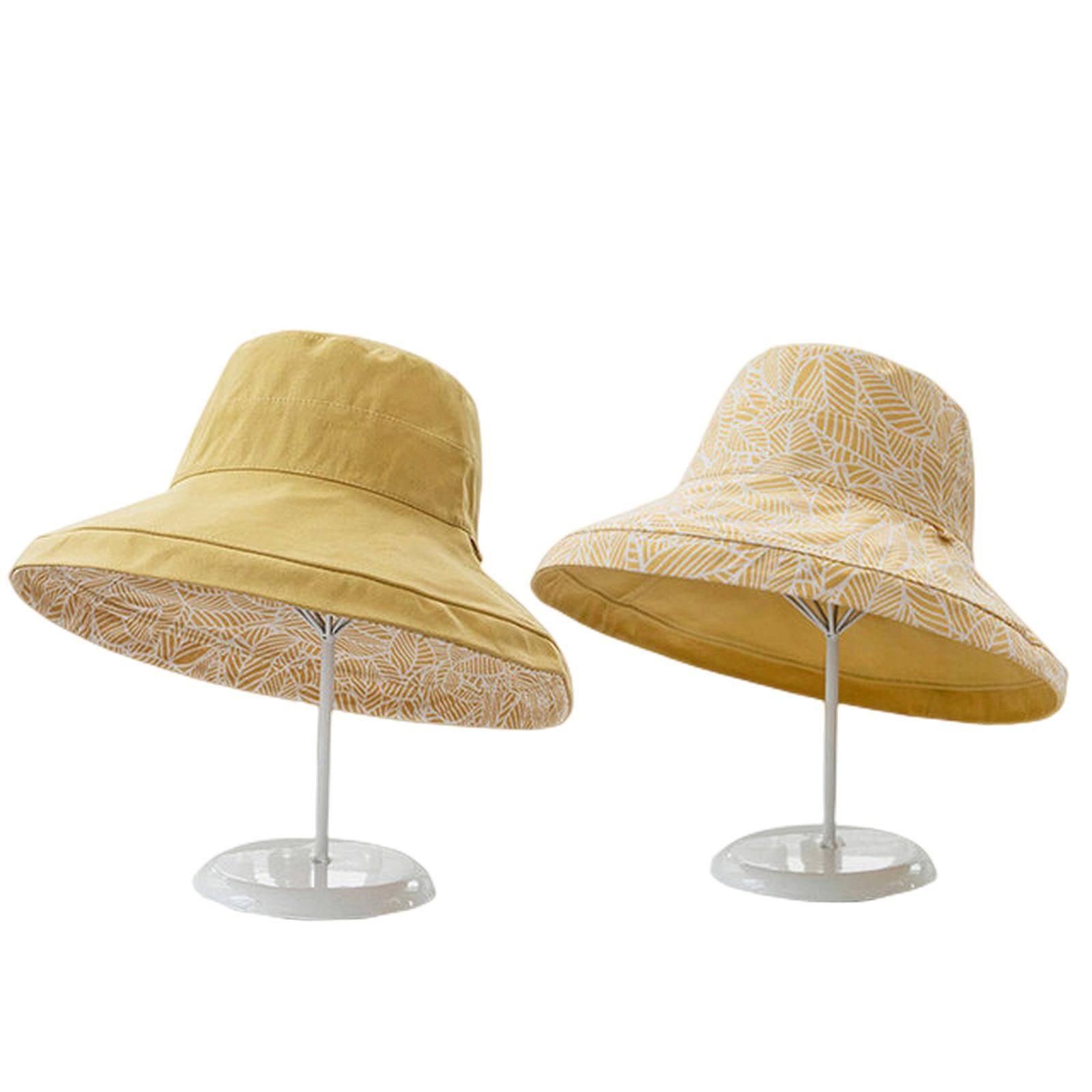 Chapeau bob printemps/été imprimé réversible soleil plage chapeau femme plein air voyage vacances pêcheur chapeau visière