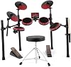 Electronic Drum Set Electric Drum Sets For Beginners With 8 Mesh Drum Pads 10 Cymbals Kick Pedal Stool Beginners Electronic drums