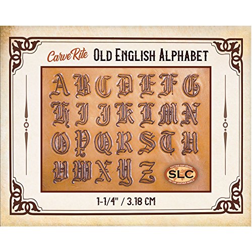 SLC Tooling Patterns Old English Alphabet