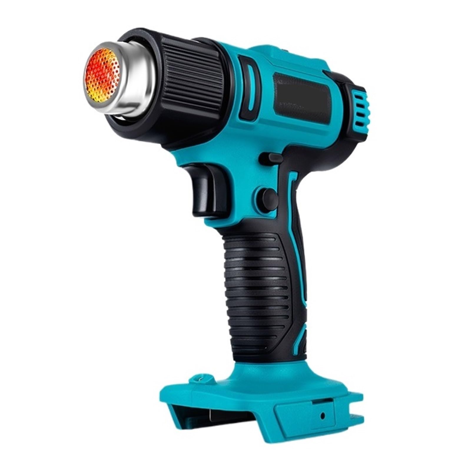 Pistola De Calor 18V 50-550℃ 2500W Alta/Baja 2 Velocidades. Velocidad Del Viento 6 Opcional. Con Pantalla LED Temperatura Aire Caliente Inalámbrica Calentamiento RáPido(1 Battery option 3)