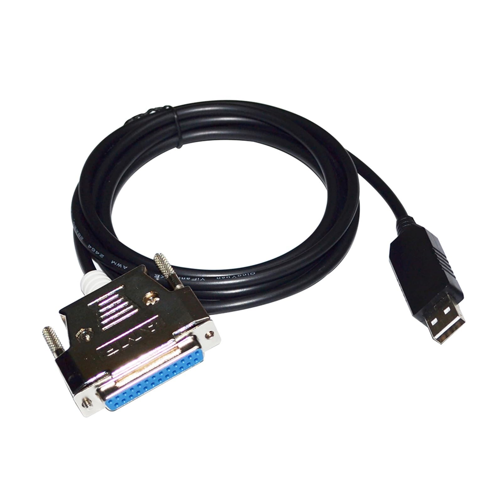 FT232RL CHIP USB RS232 a D-SUB 25P DB25 femmina/maschio, cavo di comunicazione seriale adatto per Explorer a PC (1,8 m, USB a DB25 femmina)