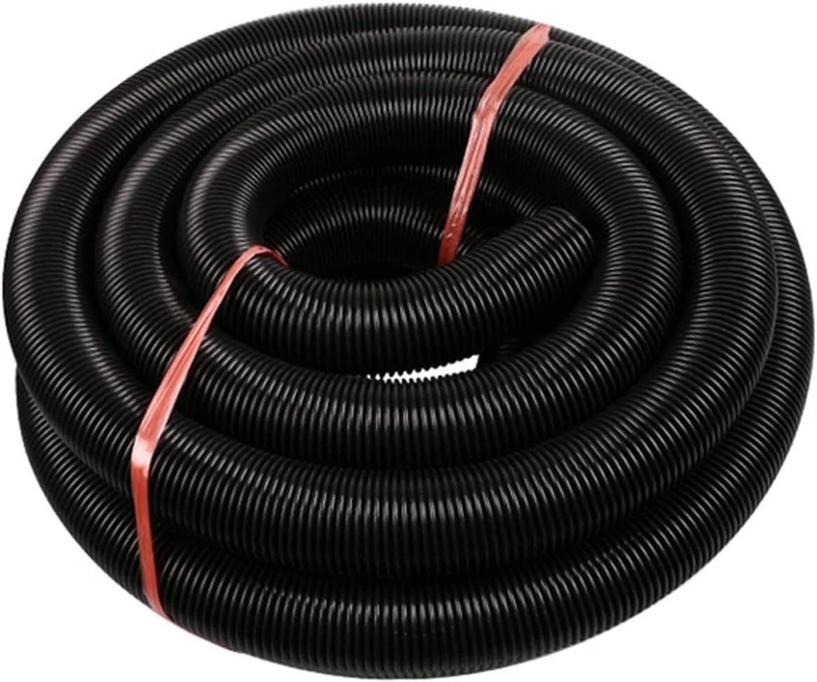 Vacuum Cleaner Hose Inner 60mm/outer 70mm Soft Pipe Straws Vacuum Tube General Industrial Vacuum Cleaner Bellows(Black-3m (60mm))