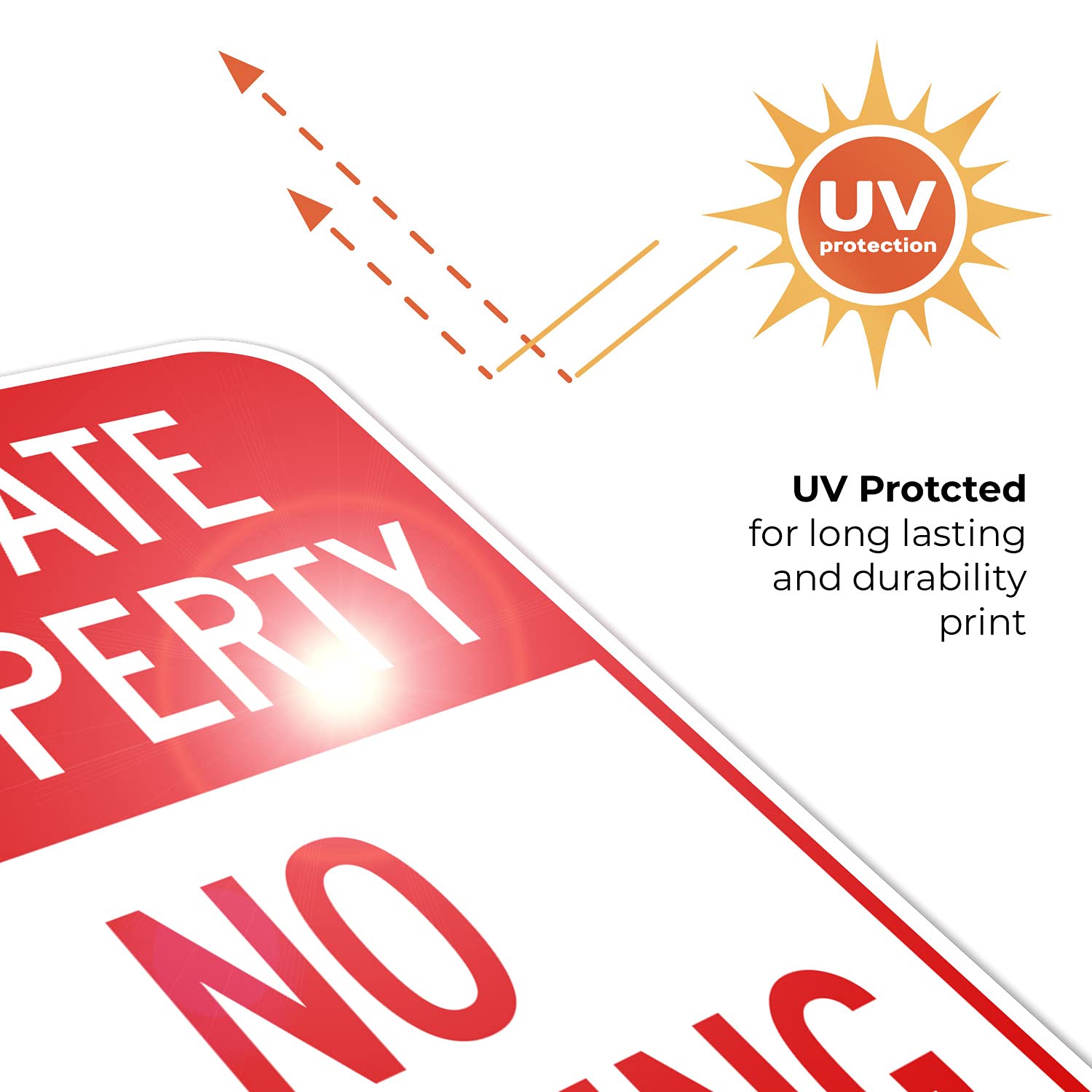 Private Property No Fishing Sign, 12x18 Inches, Rust Free .063 Aluminum, Fade Resistant, Made in USA