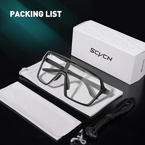 Miniatura 6 de SCVCN Photochromic Cycling Glasses Sport Sunglasses Clear MTB Men Women BMX Running Driving S335