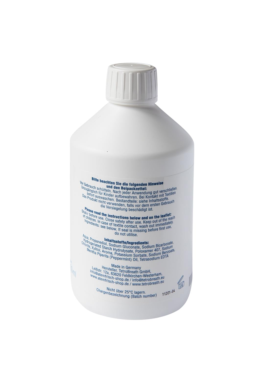 2 unidades de enjuague bucal Tetrobreath con HD02, aún más fresco contra la halitosis, 2 x 500 ml, alto contenido de oxígeno, protege la flora bucal