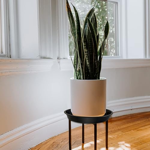 Miniatura 3 de DUNPUTE Platillo para plantas de 16, 18, 20, 22 pulgadas, paquete de 4 bandejas grandes resistentes para macetas, platillos de plástico para macetas