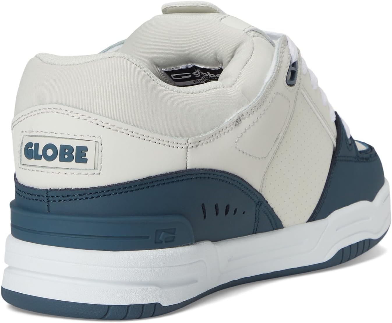 Globe Men's Fusion Skate Shoe, Grey/Blue, 15