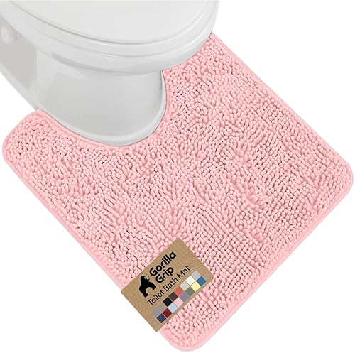 Miniatura 71 de Gorilla Grip - Tapete de baño de 60 x 24 pulgadas, de felpilla gruesa, suave y absorbente, secado rápido, de microfibra, con reverso de caucho