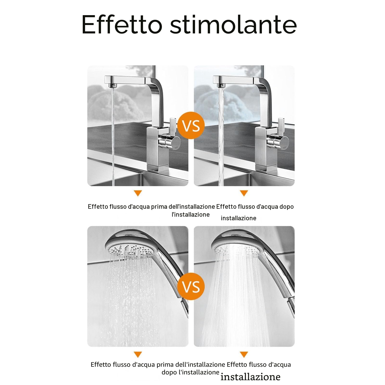 Pompa di Aumento Automatico della Pressione 'acqua con Rilevamento Intelligente 24V 100W - Aumenta la Pressione 'acqua Domestica in Modo Efficiente (Spina UE)