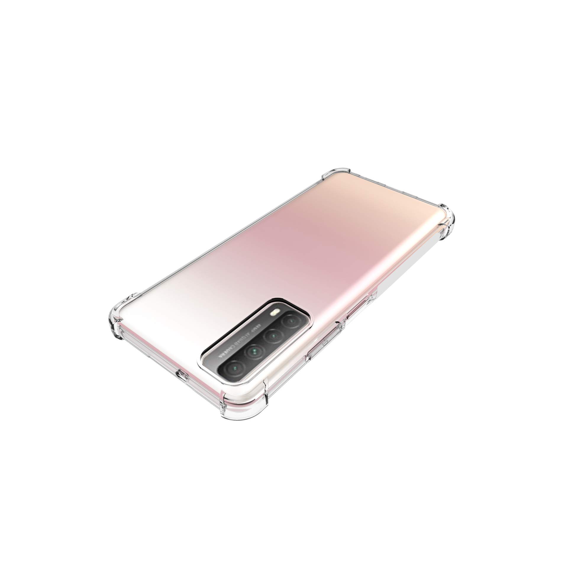 Cover Trasparente Per HUAWEI P Smart 2021 - Custodia Sottile In Silicone TPU Antigraffio Con Design Lupo