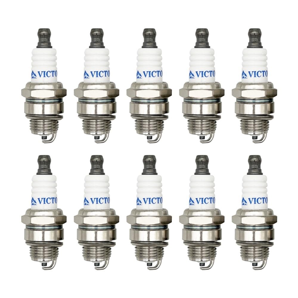 Bujía L7T for Herramientas eléctricas de jardín, Compatible con motosierras y desbrozadoras.(10 pcs)