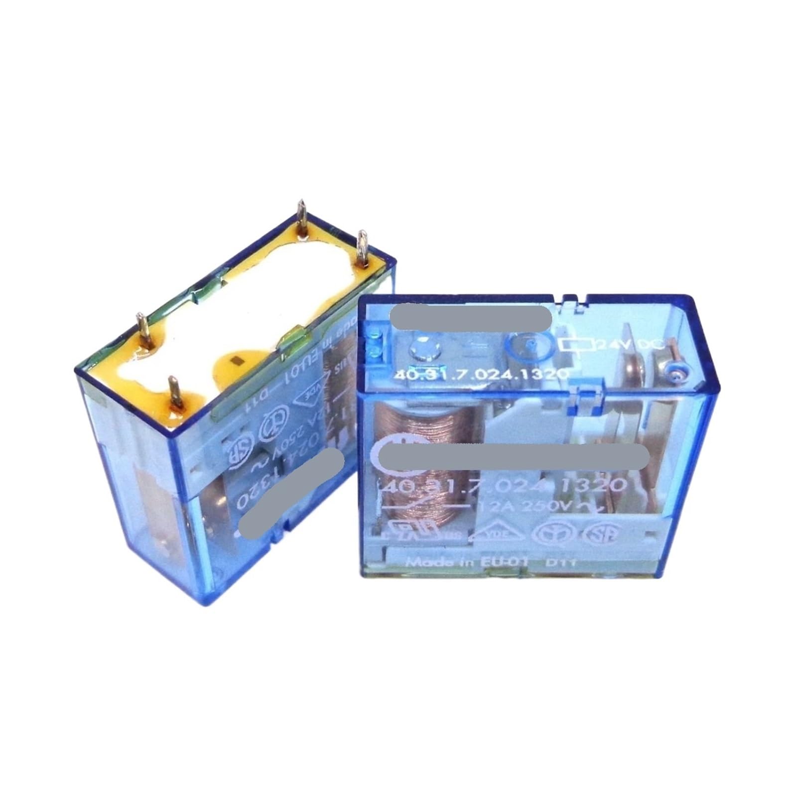 Relais NISZA 24VDC 12A composant de commutation miniature 40.31.7.024.1320 pour équipement OEM