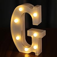 Vista 26 de Letras iluminadas, letras con luces LED de 26 letras del alfabeto, letra decorativa iluminada, letras de marquesina LED que funcionan