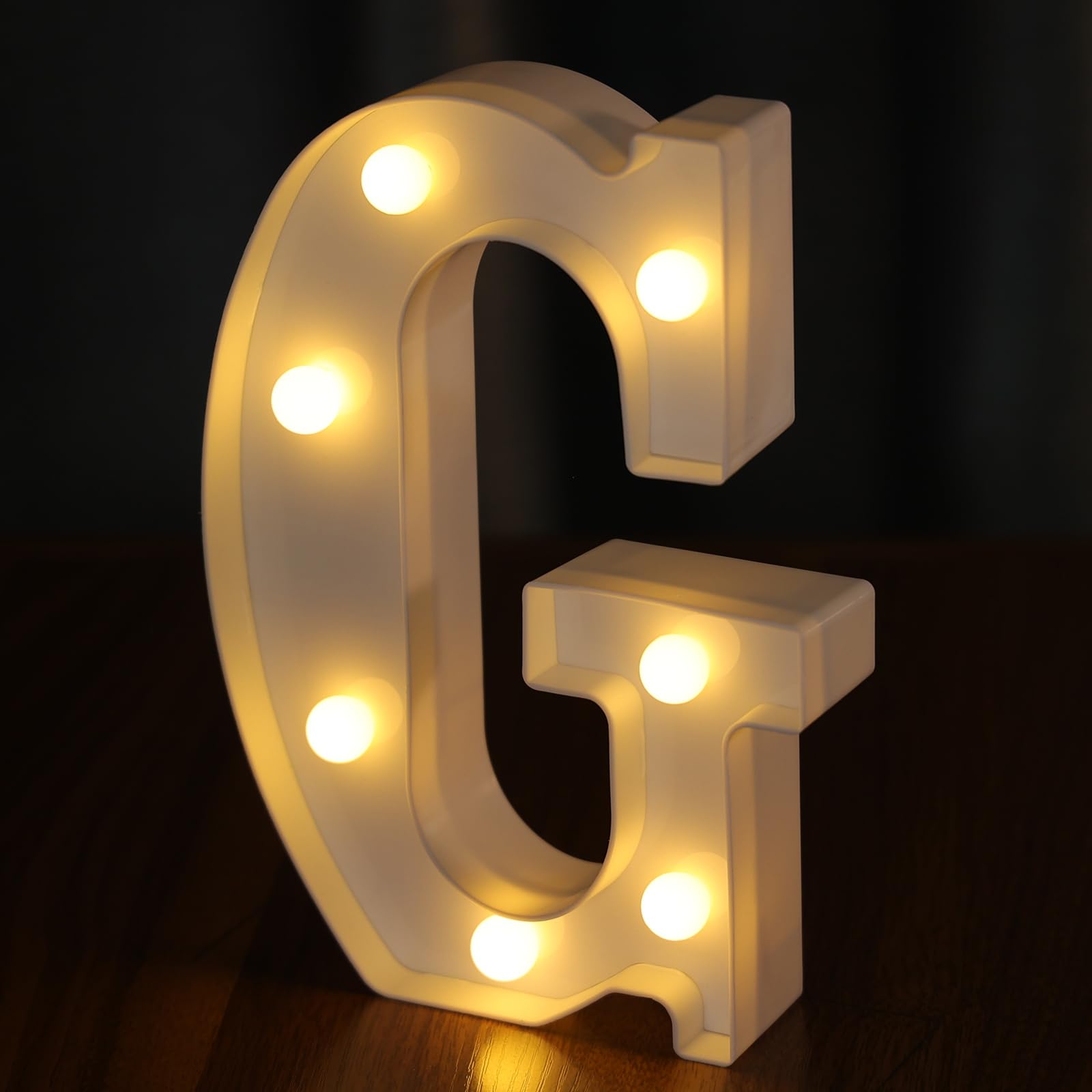 Photo 1 of IFDGCTK LED Light Up Letter 'G' - Warm White