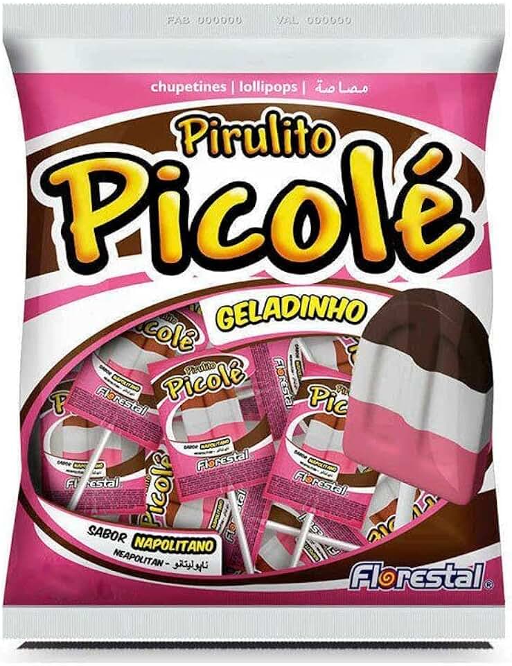 Pirulito Picole Napolitano Florestal Florestal 550G