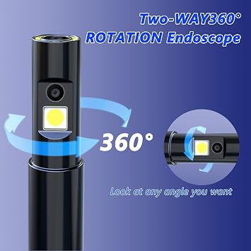 1920P HD Endoscope Inspection Camera with 4.5 Screen, 2M