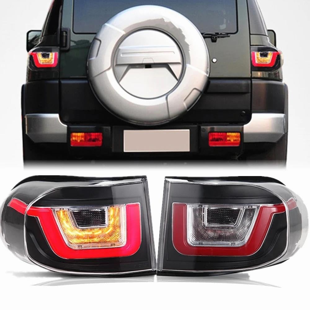 Genérico Piloto Trasero Luces Traseras Led Para Toyota Para FJ Para Cruiser 2007-2015 Señal Giro Inverso Freno Trasero Coche Traseras Indicador
