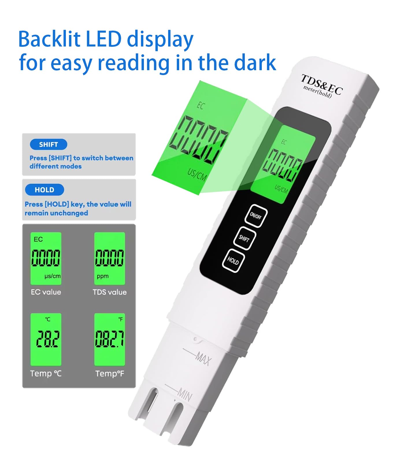 TDS EC Water Meter - Test Drinking Water & More -4 TDS EC Water Meter - Test Drinking Water & More -4