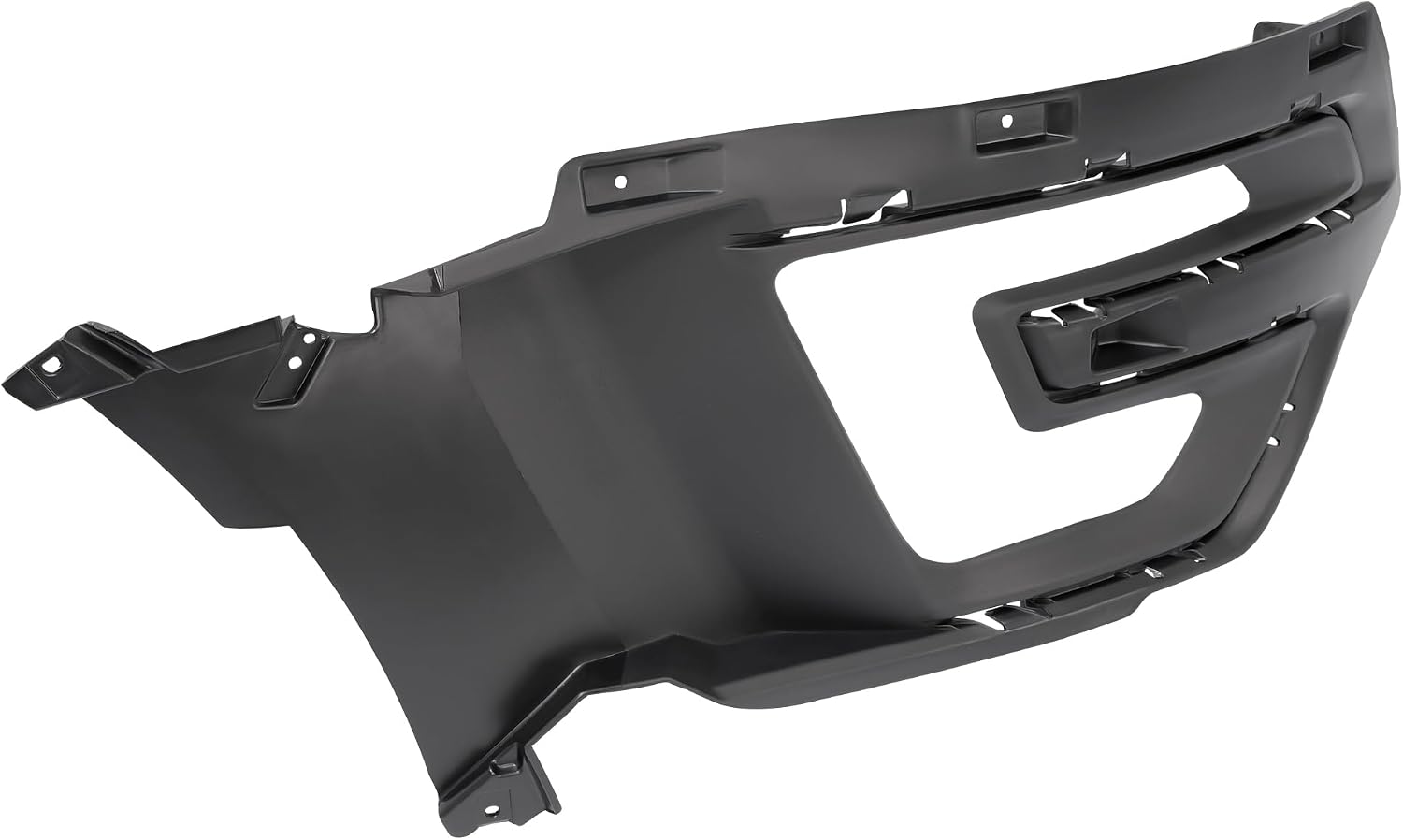 HECASA Fog Light Bezel Right Compatible with 2016-2017 Ford Explorer & 2016-2019 Ford Police Interceptor Utility Base Replacement for FO1039159 Front Fog Lamp Cover Trim Black Plastic(PP) RH