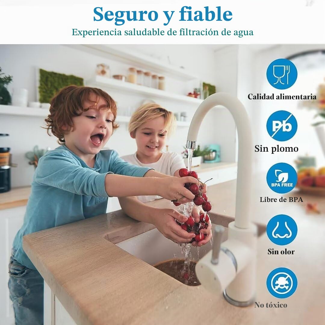 Membrana de ósmosis inversa, repuesto de filtro de agua de membrana RO 3013-600GPD, filtro de repuesto universal compatible para purificador de agua doméstico, sistema de ósmosis inversa, filtros de