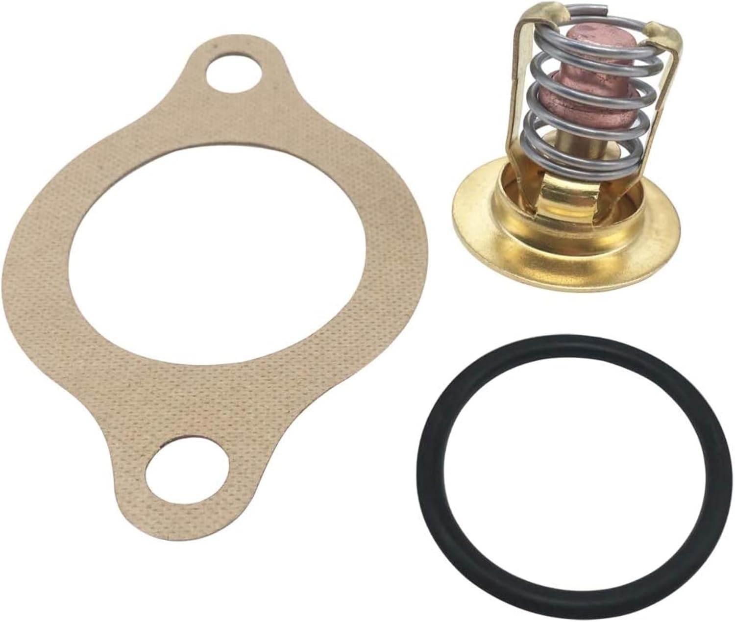 QuickMarine 3856961 Boat 160 Degree Thermostat Kit Compatible with Vol-vo Penta & OMC Marine 4.3L 5.0L 5.7L 5.8L V6 V8 Sterndrives Replacement 383307 3852071 3852111 Sierra 18-3554 18-3677