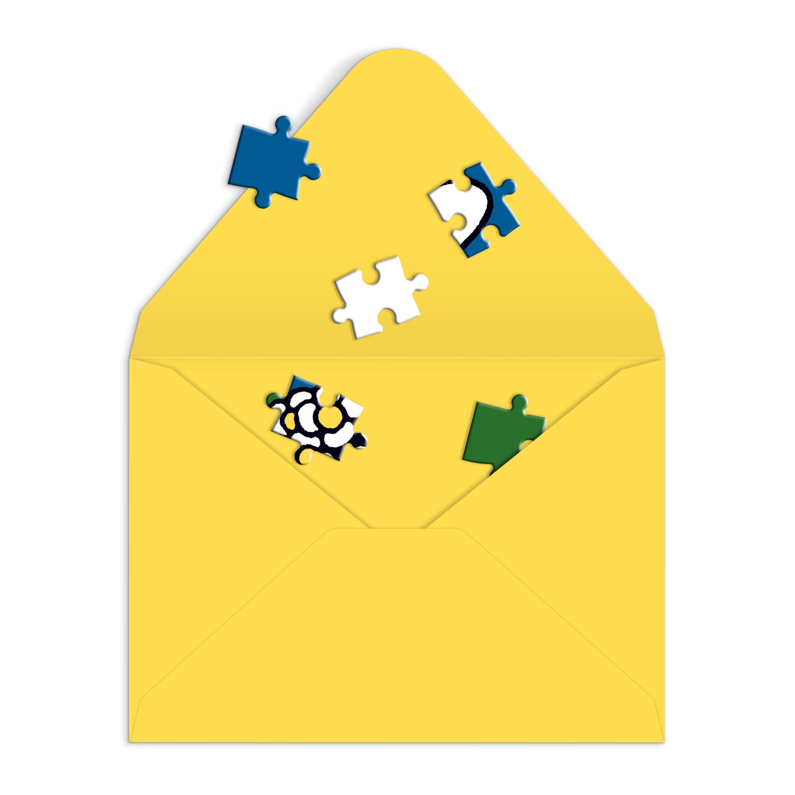 Galison Miffy with Flowers – Miffy Greeting and Jigsaw Puzzle Card