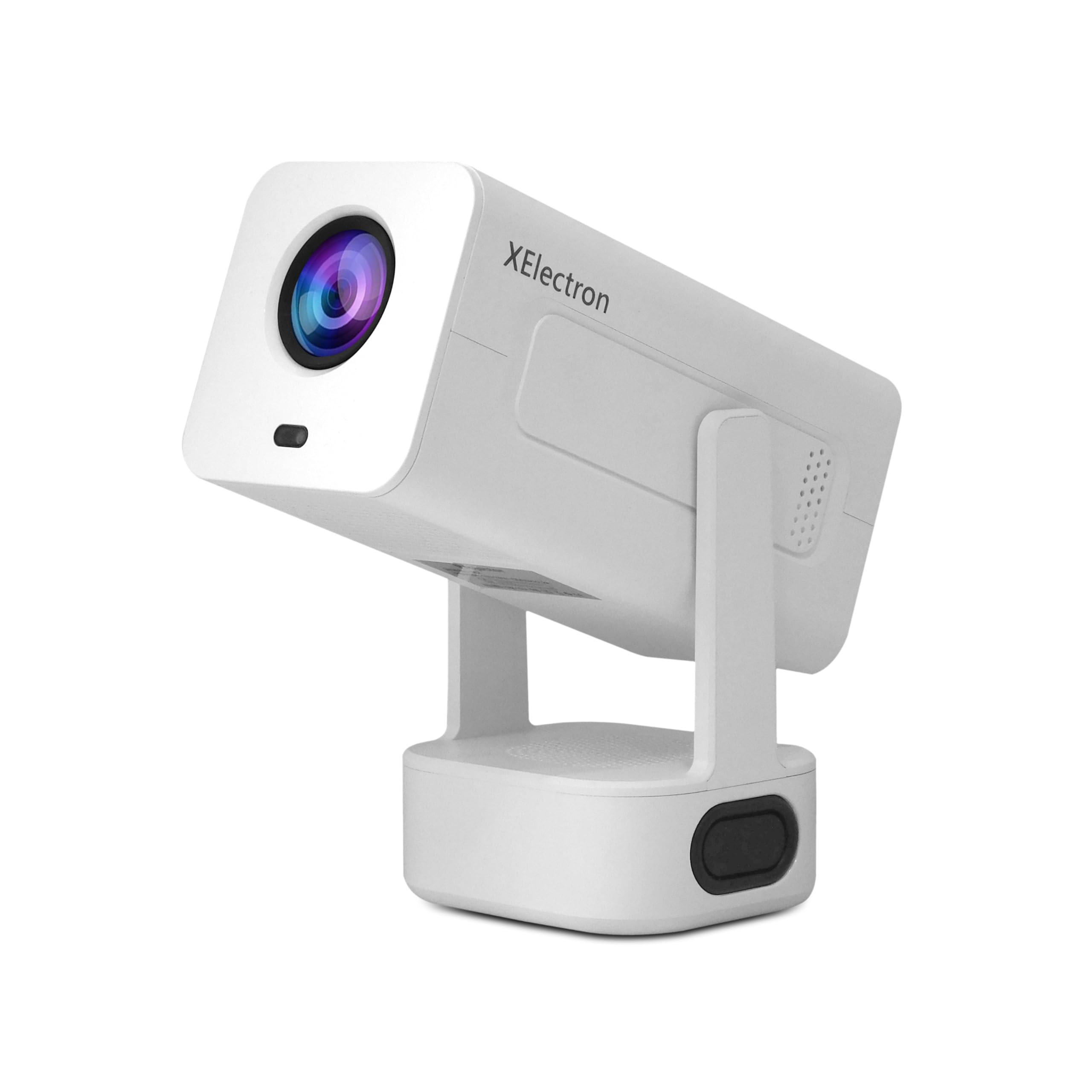XElectron Techno Android 13 Smart Projector, Bass Speaker, Remote Focus, 1080P & 4K Support, Rotatable Design, Auto Keystone with Netflix, Prime, YouTube, etc, WiFi & BT, Screen Mirroring, 720P Native