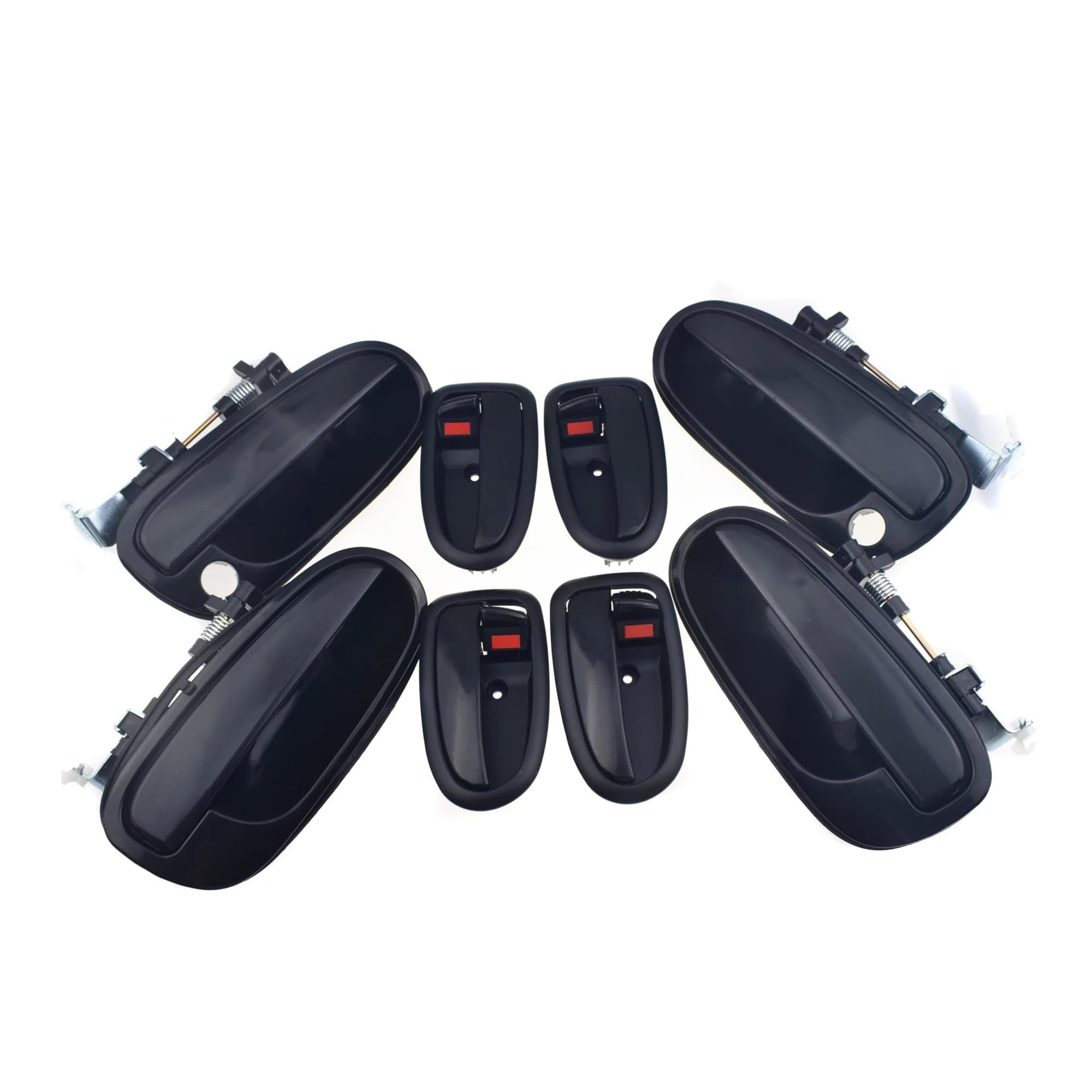 Atgcbcauf One Color Front Rear Left Right Exterior Interior Door Handle For Hyundai For Matrix For Lavita 2001-2010 1.5L 1.6L 1.8L Car Exterior Door Handles