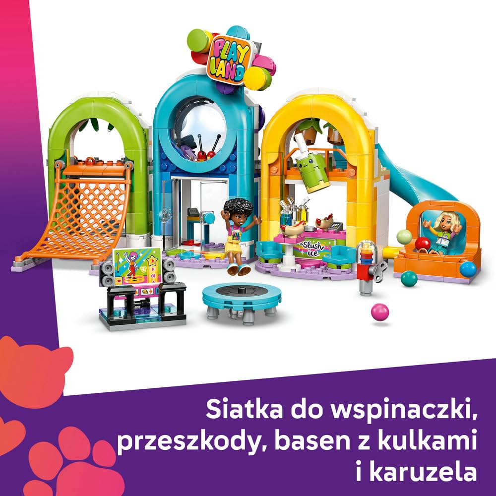 LEGO Friends Niezwykła sala zabaw 42686 | Sala zabaw, kreatywny zestaw, prezent dla dziewczynki i chłopca 7+, 668 elementów