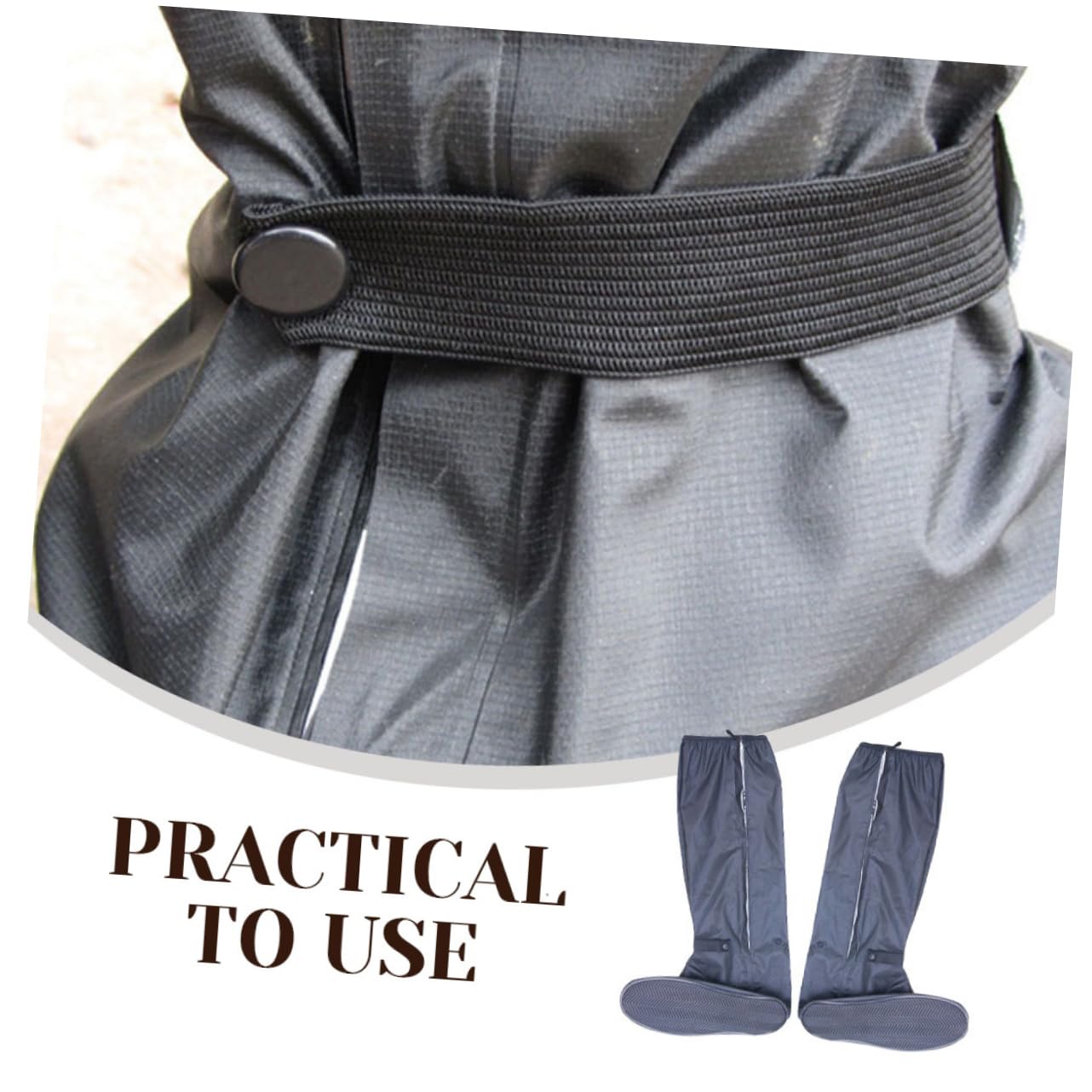 Botas de Lluvia Impermeables Protector de Calzado Funda de Calzado Resistente al Desgaste para Uso Diario Lluvia