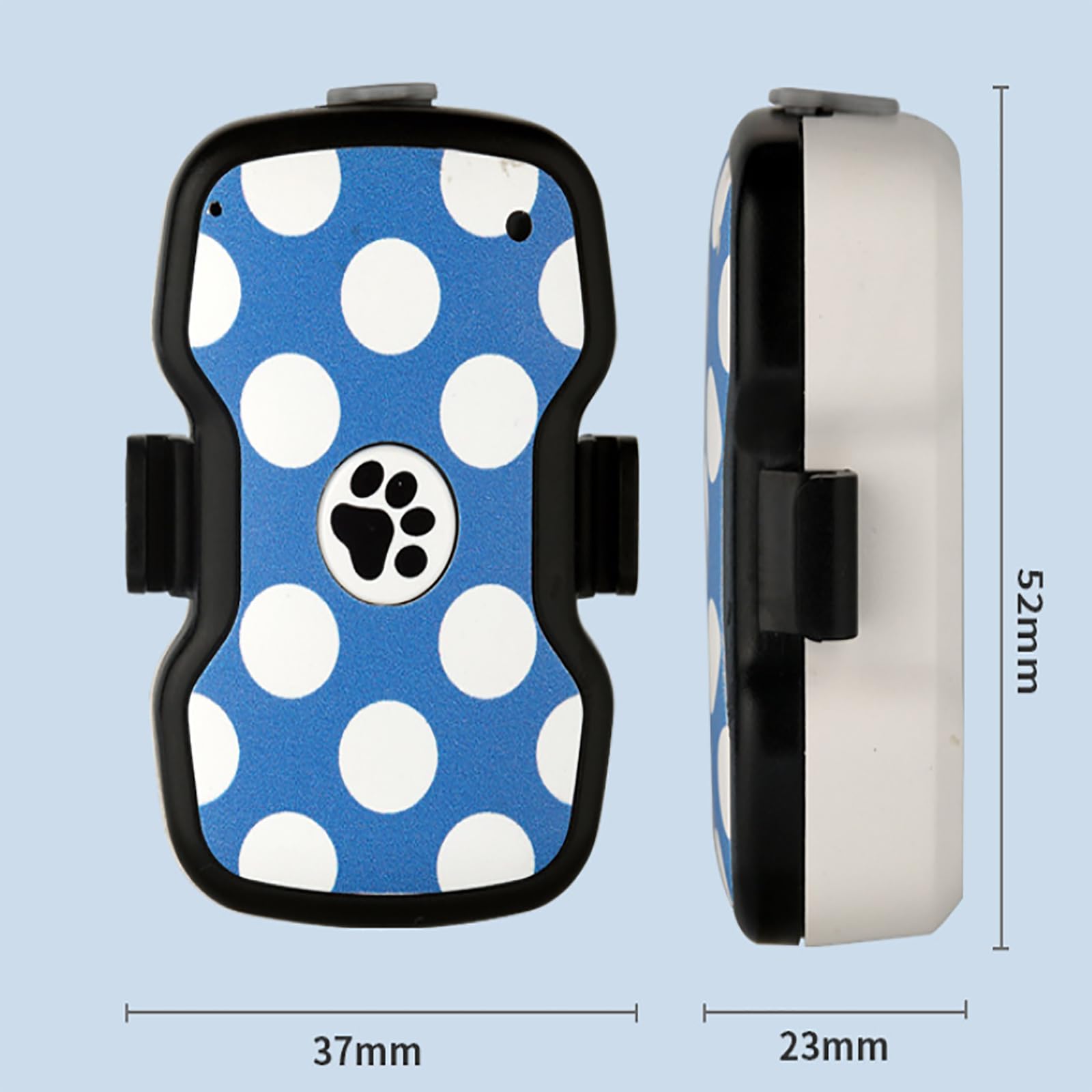 Rastreador GPS para perros con collar, localizador impermeable de mascotas, seguimiento en vivo, recuperación remota de voz, búsqueda con un solo toque, larga espera, fácil operación para cualquier