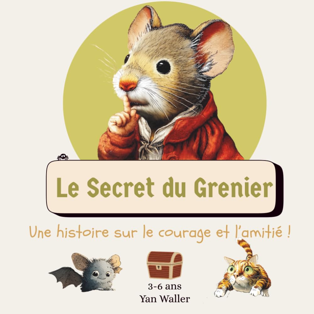 Le Secret du Grenier: Une aventure illustrée tendre sur la curiosité, le courage et l’amitié – dès 3 ans