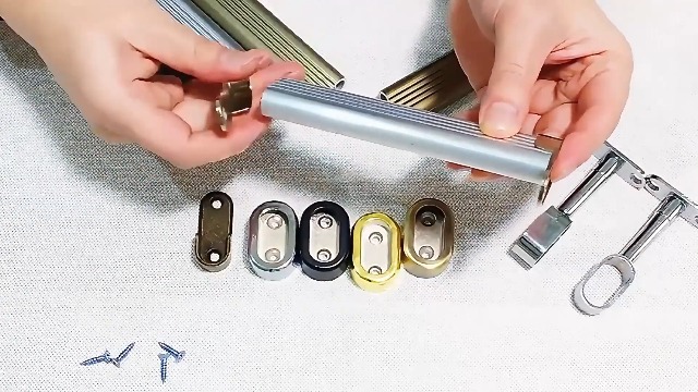 Set 6 Supporti Asta Appendiabiti Con Viti - In Lega Di Zinco Per Guardaroba E Armadi - Foto 3