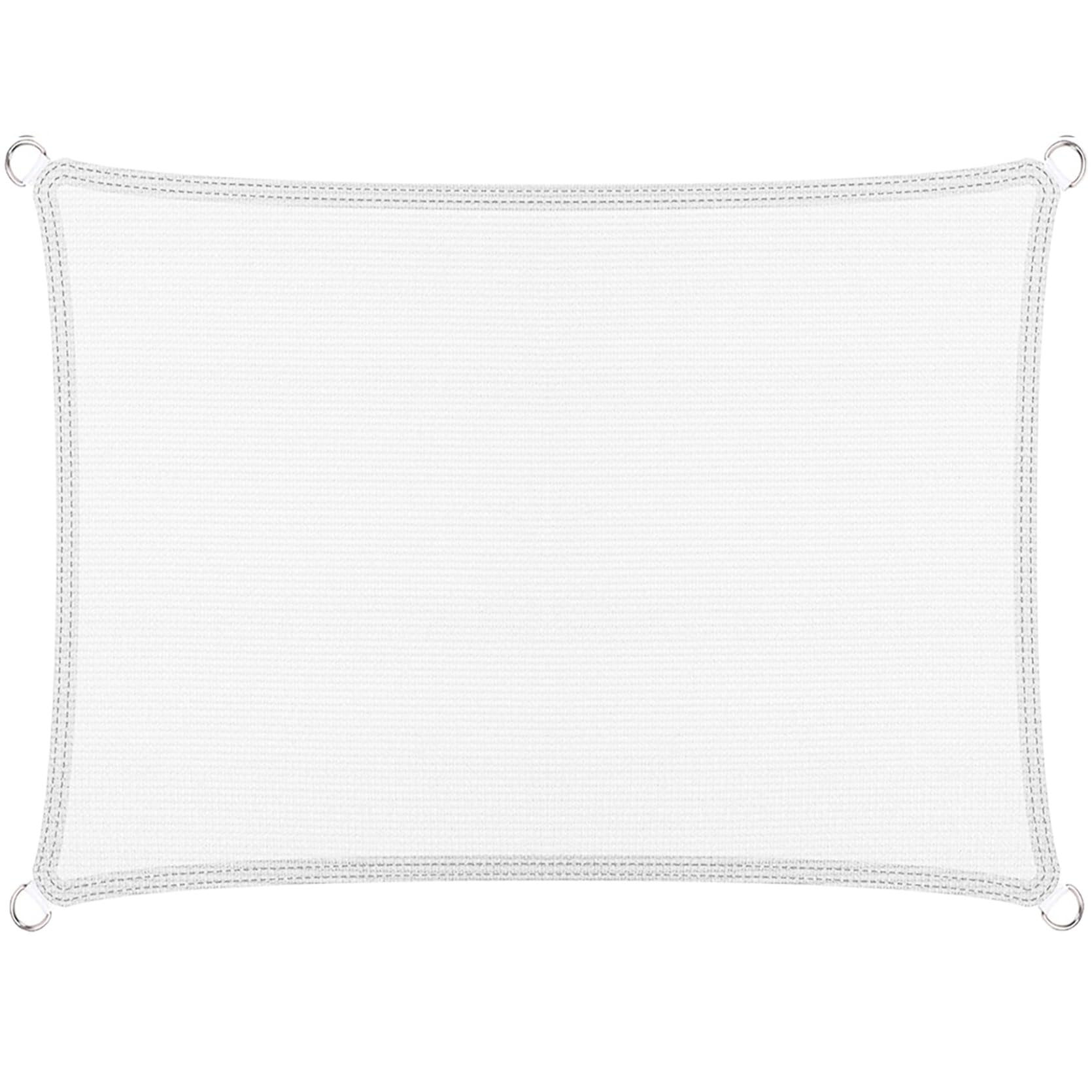 Toldo vela de sombra de 120x200 protector solar con ojales para exteriores y jardin