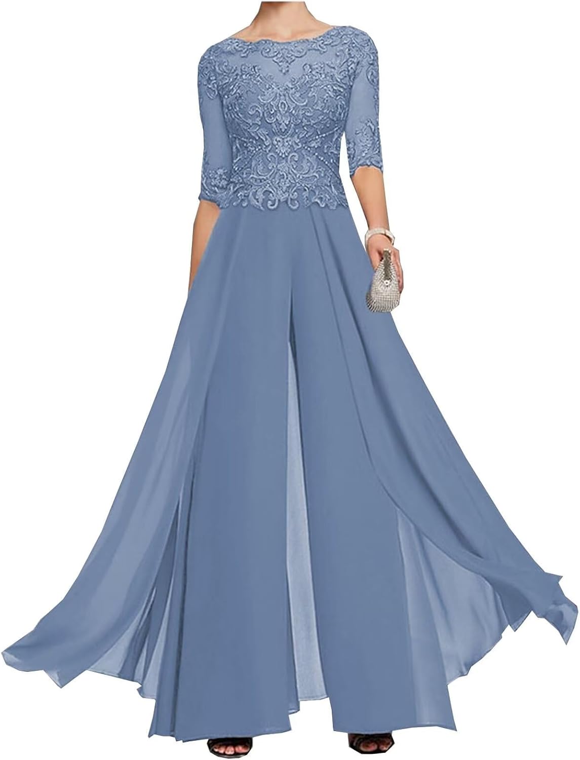 Mother of The Bride Jumpsuit for Wedding Plus Size Mother of Groom Pant Suits Wedding Guest Formal Outfits