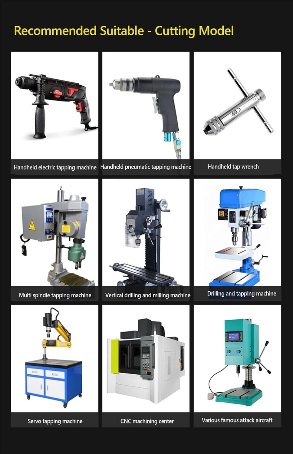 M2-M24 Thread Tap Ti Coated Machine Plug Tap High Speed Metric Straight Flute Thread Screw Tap Hand Tools(Xianduan H,5 PCS_M5X0.8)