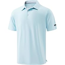 Obla Mens Golf Shirt Short Sleeve Dry Fit Moisture Wicking Performance Athletic Casual Work Collared Polo Shirts for Men