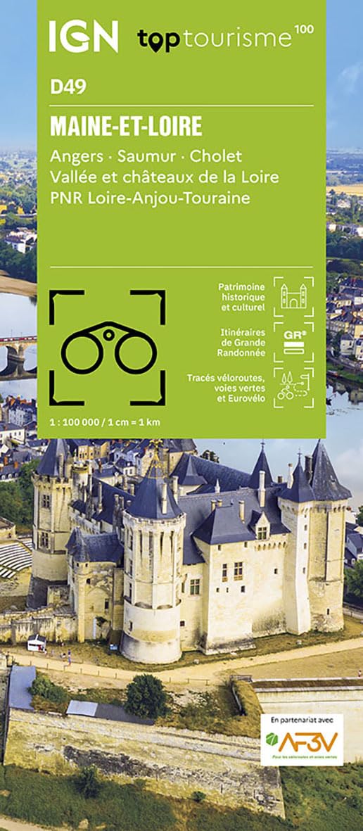 TOP100D49 Maine-Et-Loire: 1:100000: 49